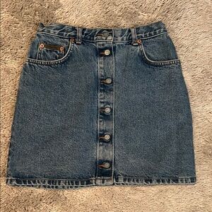 Calvin Klein Blue Mini Pencil Skirt